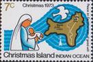 Мать с ребенком, карта острова Рождества
