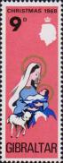 Мария с Иисусом и ягненок