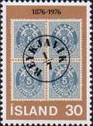 Почтовая марка Исландии 1876 года