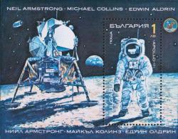 Нил Армстронг на поверхности Луны (1969 г.)