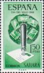 Почтовый штемпель, конверт и почтовые марки