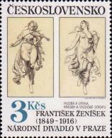 Рисунок «Музыка и лирика». Художник Франтишек Женишек (1849-1916)