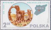 Проведение археологических исследований в Сирии (с 1959 г). Остатки древних построек
