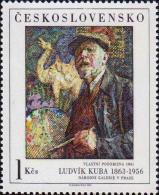 Людвик Куба (1863-1956). «Автопортрет» (1941 г., масло, холст)