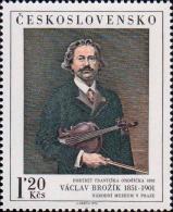 Вацлав Брожик (1851-1901). «Портрет Франтишека Ондржички» (1893 г., масло, холст)