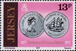 Серебряная монета номиналом 2 фунта (1972 г.)