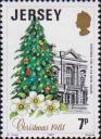 Рождественская елка нв Королевской площади в Сент-Хелиер
