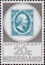 Первая почтовая марка Нидерландов 1852 года