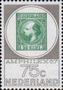 Почтовая марка Нидерландов 1867 года