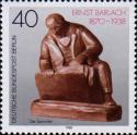 бронзовая скульптура «Коллекционер». Скульптор Эрнст Барлах (1870-1938)