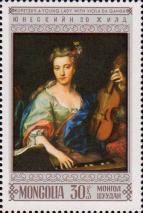 «Молодая женщина с виолой». Художник Ян Купецкий (1667-1740)
