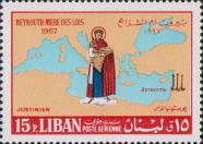 Юстиниан I, карта Черного и Средиземного морей