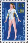 Гимнастика - Надя Комэнеч (3-и золотых, 1-на серебряная и 1-на бронзовая медали)