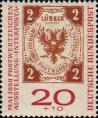 Почтовая марка Любека 1859 года