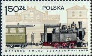 Узкоколейный паровоз. Вокзал в Варшаве