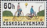 Пенни-фартинг и трехколесный велосипед (1886 г.)