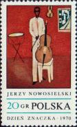 «Портрет виоланчелиста». Художник Ежи Новосельский (1923-2011)