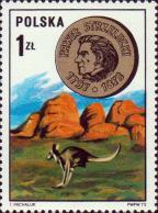 Путешественник и геолог, исследователь Австралии и Америки Павел Эдмунд Стжелецкий (1797-1873). Кенгуру на фоне гор
