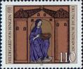 Хильдегарда Бингенская (1098-1179), настоятельница-аббатиса возведённого под её руководством бенедиктинского монастыря Рупертсберг