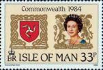 Королева Елизавета II, герб острова Мэн