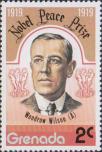 Томас Вудро Вильсон (1856-1924), 28-й президент США, лауреат Нобелевской премии мира 1919 года