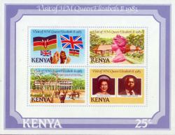 Флаги Кении и Великобритании