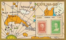 Почтовые марки Испании (1930 г.) и Кубы (1944 г.)