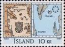 Карты Атлантики 1590 и 1967 годов