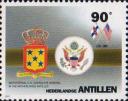 Гербы и флаги Нидерландских Антильских островов и США