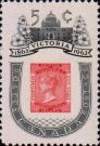 Первая почтовая марка Британской Колумбии