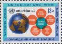 Земной шар, главные органы ООН