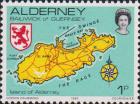 Карта Олдерни, герб