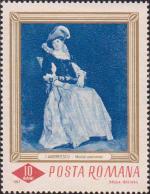 «Дама в модном платье», по картине Йона Андреску (1850-1882)