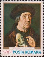 «Мужчина с черепом», по картине Дирка Боутся (1415-1475)