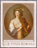 «Портрет дамы», по картине французской художницы Елизаветы Виже-Лебрен (1755-1842)
