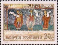 Фрагмент фрески из монастыря Сучевица (XVII в.)
