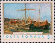 «Корабли в порту Брэила», по картине румынского художника Жана Ал. Стериади (1880-1956)