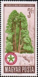 Лесной заповедник. Эмблема национальных общества охраны леса.