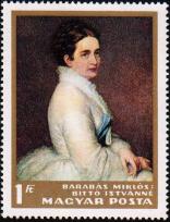 Миклош Барабаш (1810-1898). «Госпожа Иштван Битто», 1874