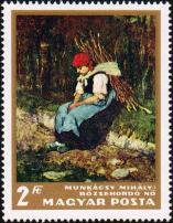 Михай Мункачи (1844-1900). «Девушка с хворостом», 1873