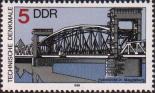 Железнодорожный подъемный мост через Эльбу в Магдебурге