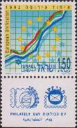 Израиль  1992 «День почтовой марки: Европейская интеграция»