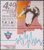 Израиль  1995 «75-летие ветеринарной службы»