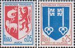 Франция  1966 «Стандартный выпуск. Гербы провинций»