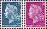 Франция  1967 «Стандартный выпуск. Марианна»