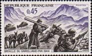 Франция  1969 «25-летие битвы при Гарильяно»