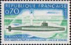 Франция  1969 «Атомнаф подводная лодка «Редутабль»»