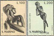 Сан-Марино  1974 «Европа. Скульптуры»