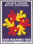 Сан-Марино  1976 «100-летие общества взаимопомощи»