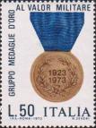 Италия  1973 «50-летие ассоциации «Золотая медаль за храбрость»»